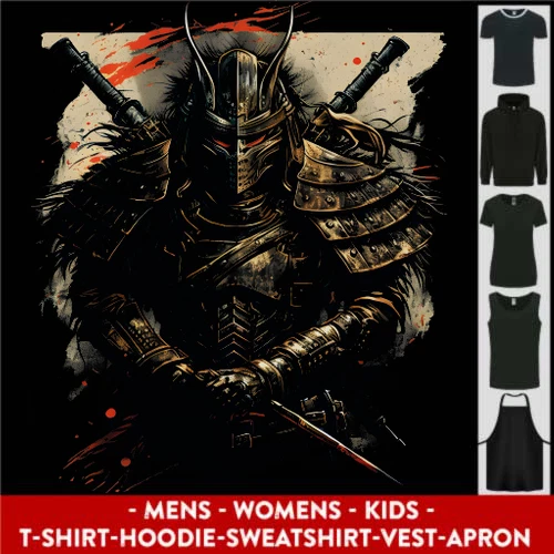 Samurai Extreme Japanese Fantasy Warrior Uomo Donna Bambini Unisex