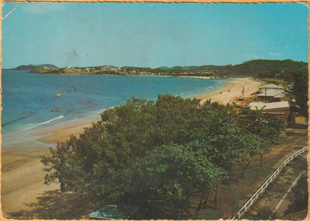 Overlooking Beach And Esplanade Yeppoon Qld Murray Views Postcard