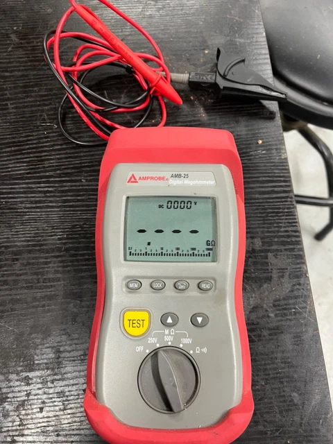 Amprobe AMB-25 Digital Insulation Resistance Tester Megohmmeter