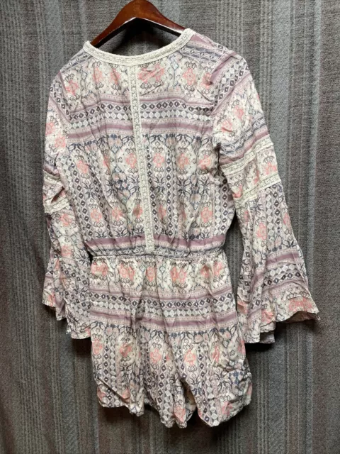 Revolve L* Space Lovestruck Rimini Romper in Cream Size Medium 2