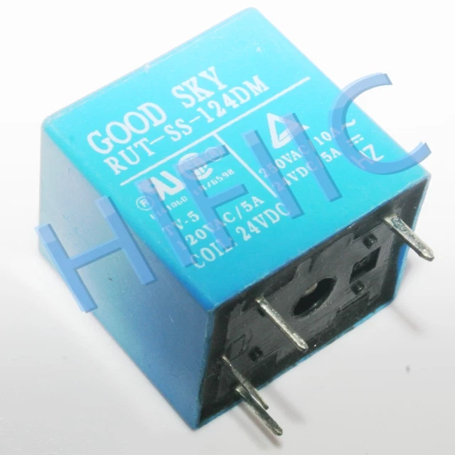 Relais Contact OJE-SS-124DM DEG - 5A 250V - Bobine 24V - 1 Contact NO (Normalement Ouvert) - 1 Pièce
