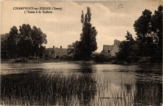 CPA CHAMPIGNY-sur-YONNE - YONNE a la Tuilerie (658907)