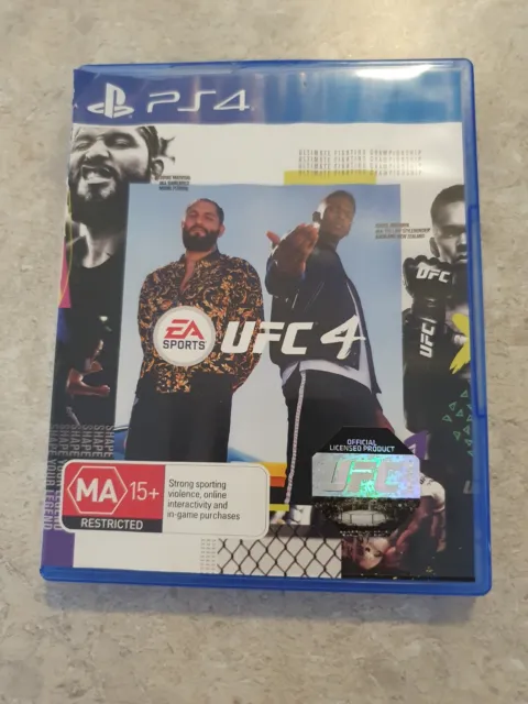 PS4 PLAYSTATION 4 EA Sports UFC 4 Game AUS PAL Free Tracked