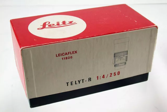LEICA nur Verpackung only original box TELYT-R 4/250 250 250mm F4 4 11920 /18