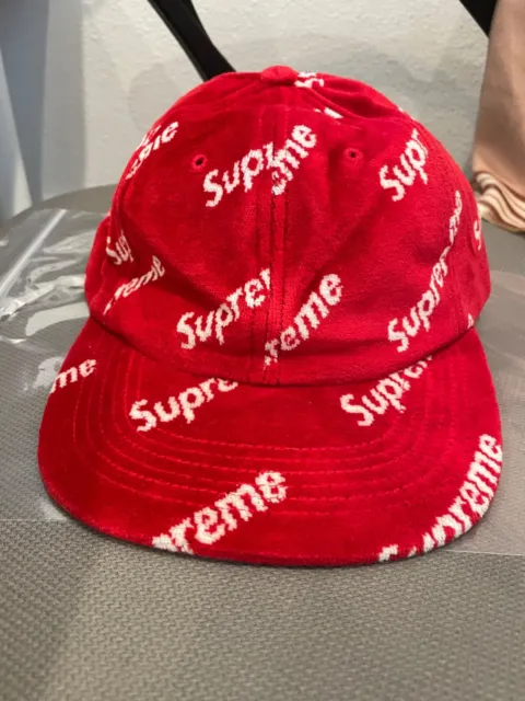 supreme lv hat red