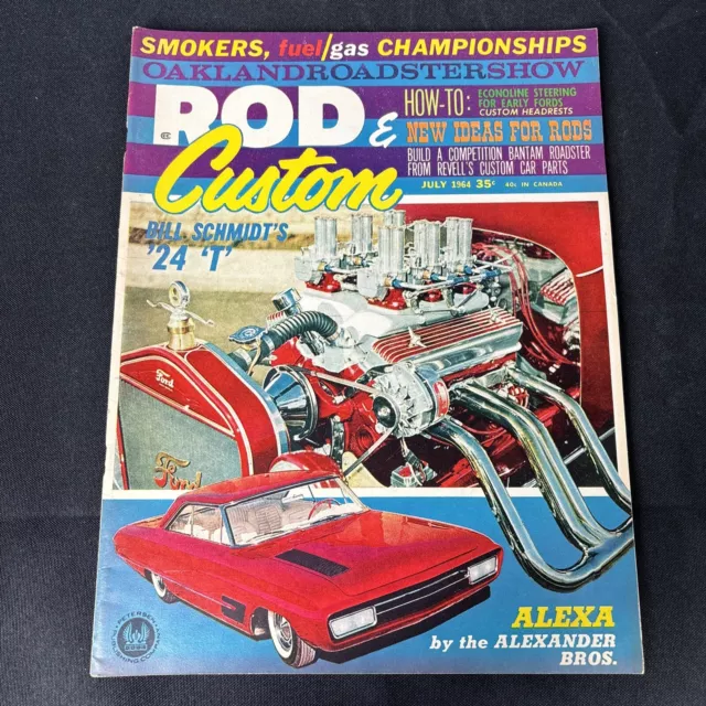 Rod & Custom Vintage Magazine July 1964 Muscle Car Hot Rod 24 Model T