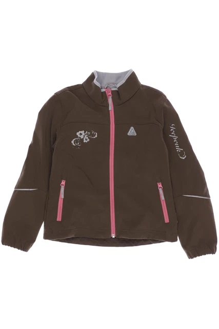 Giacca ICEPEAK ragazza cappotto taglia EU 122 elastan marrone #079lct3