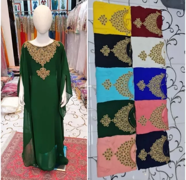 Eid Special Royal Girls Dress Kids Abaya Moroccan caftan Kids Khimar jilbab Kids