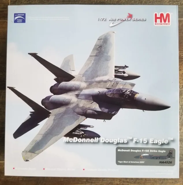 HOBBY MASTER 1:72 scale F-15E STRIKE EAGLE, TIGER MEET OF AMERICAS 2005, HA4526
