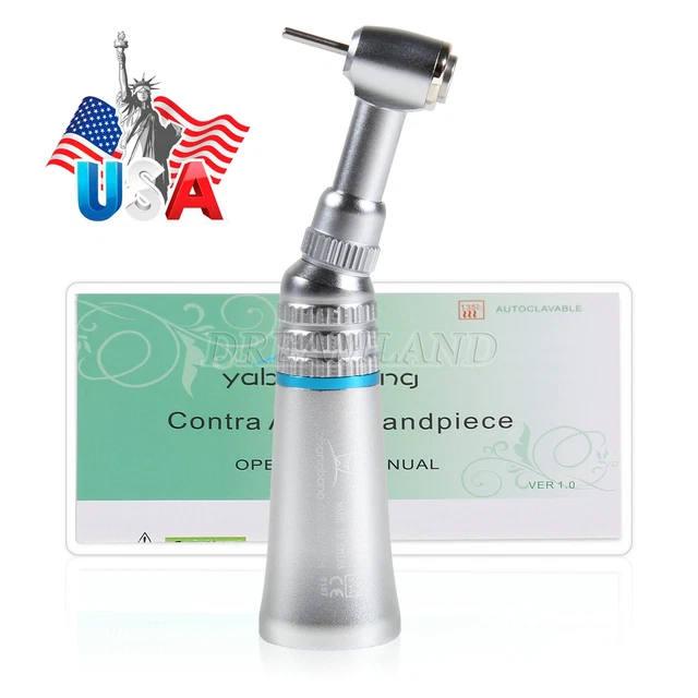 DENTAL SLOW SPEED Push Contra Angle Handpiece For NSK 1.6mm Friction
