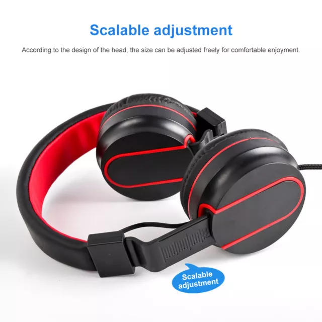 Gaming Headset Headphones Stereo Bass Surround with MIC for PC Mac PS4  One