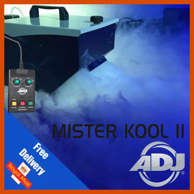 American DJ Mister Kool II Low Lying Dry Ice Effect Fogger With 5L FLUID DJ Disc