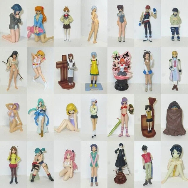 Lot Complet De Figurines Gashapon Love Hina - Movic 2001 - Japon - Neuf