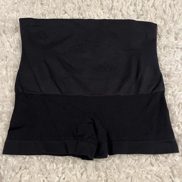 Womens Sz XXL All Day Every Day High Waisted Shaper Shorts Tummy Control Black