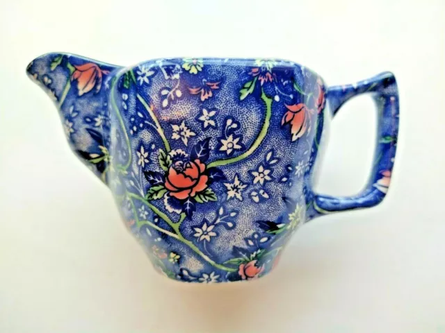 MILK JUG IN THE EXCLUSIVE BLUE CHINTZ DESIGN COMMISSIONED BY RINGTONS Ltd.