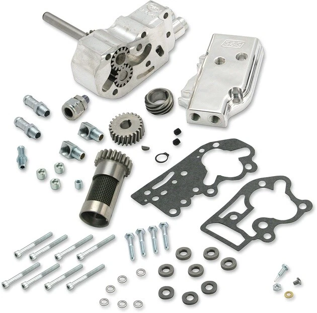 S&S OIL PUMP Kit with Drive Gear, Breather & Shims 316293 Harley