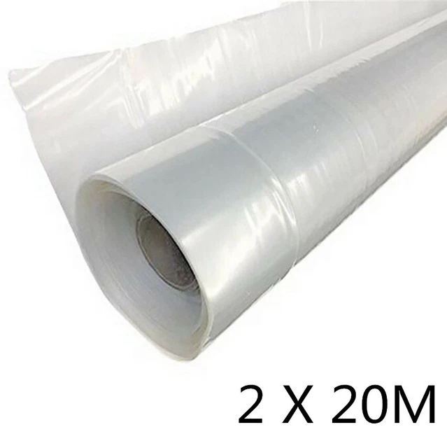 Greenhouse Plastic Clear Poly Film Cover - Multiple Sizes-weather-resistant