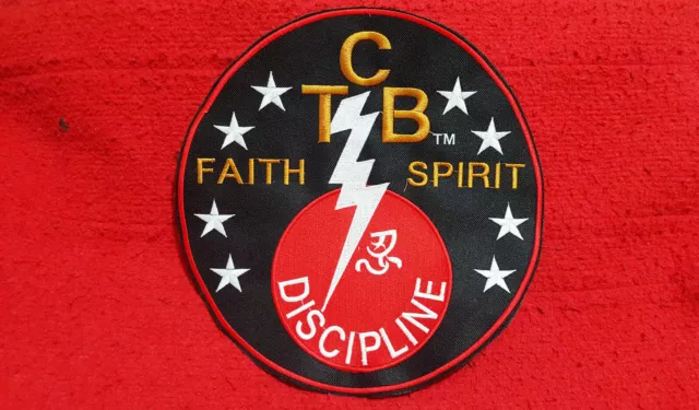 Elvis Presley TCB   Big Patch Faith Spirit Discipline  9,8"