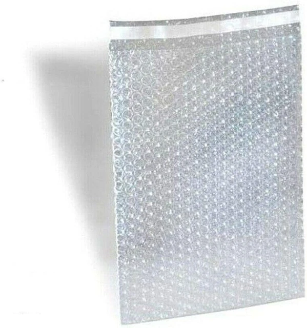 Bubble Out Bags 4.5 X 5.5 Clear Cushioned Pouches 4.5 X 5 1/2 Pack of 500 Bubble
