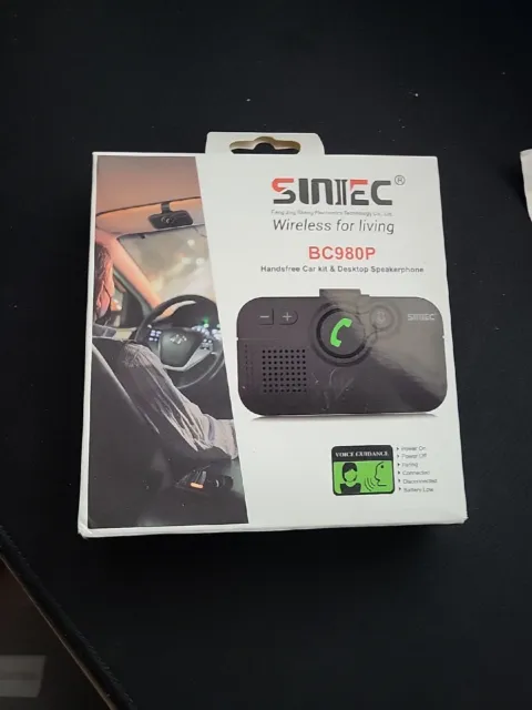 Sunitec Bc980P Handsfree Car Kit Speaker Phone