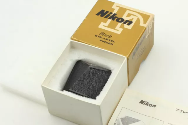 "Mint en Caja " Nikon F Negro Ojo Nivel Visor Para SLR Película Cámara De Japón