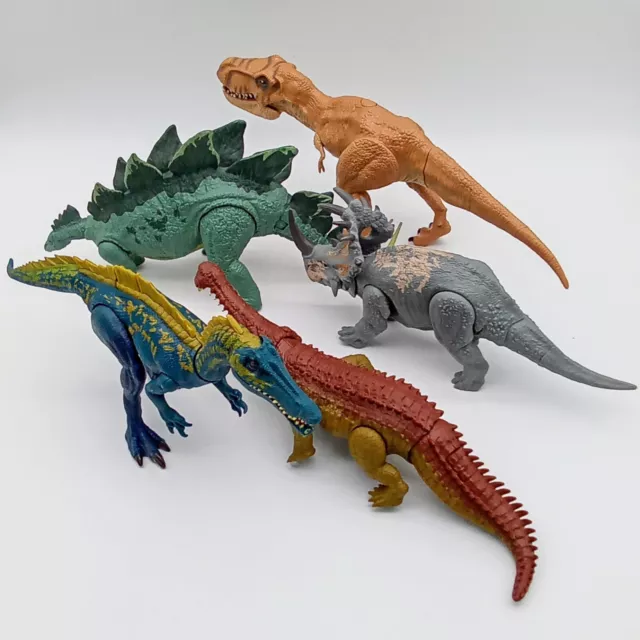 HASBRO: Dinosaurier - Konvolut mit 5 Dinos aus Jurassic World, gebr. Top Zustand