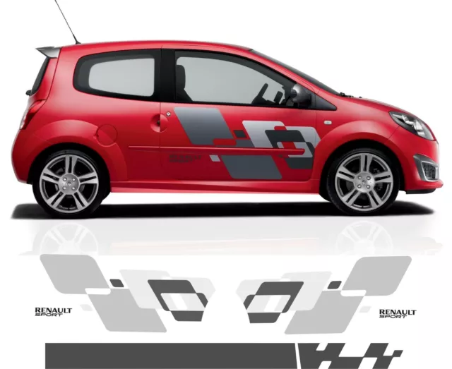 Stickers pour Renault Sport RS Sport - X2 Autocollants carrosserie - vinyl  PRO