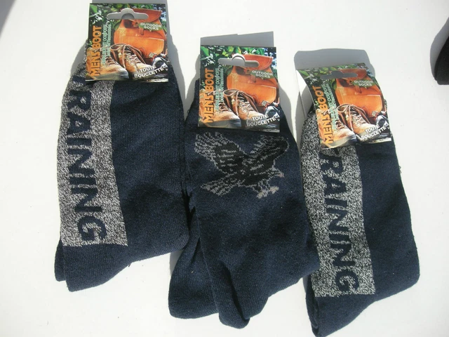 3 Paires de Chaussettes Randonnée Bouclette T:43/46