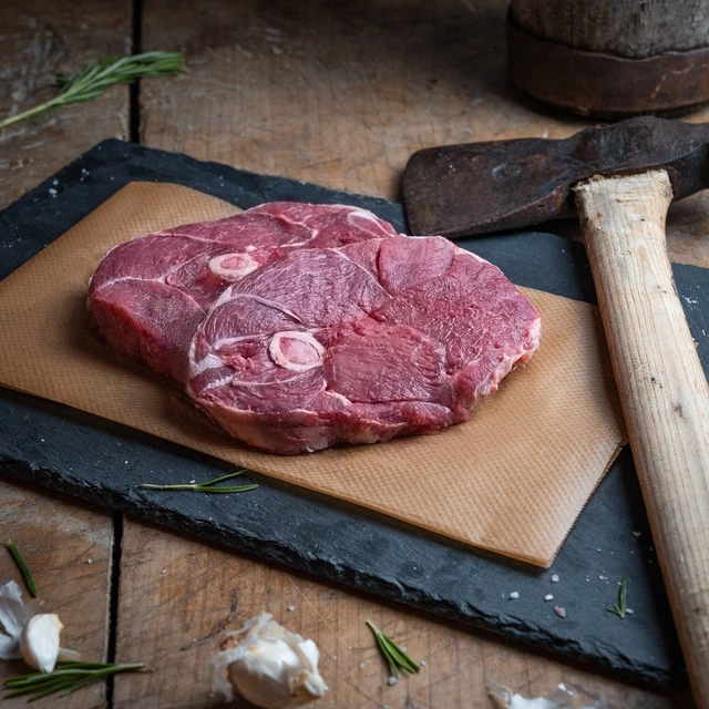 Mazza di agnello a fette