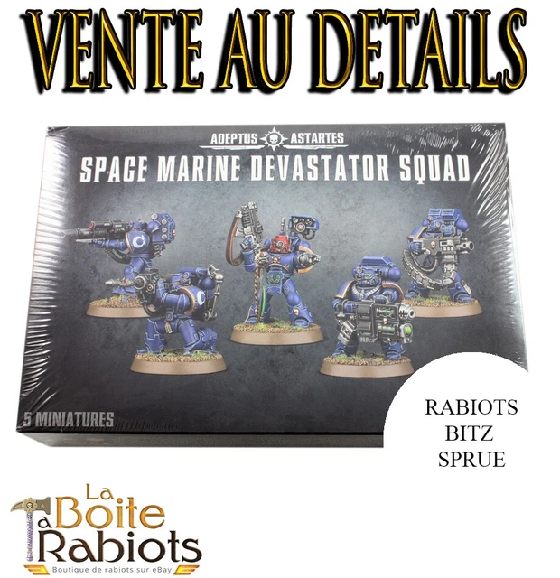 Warhammer 40000 Dark Imperium Primaris Vente au détail Rabiot Bitz Sprue