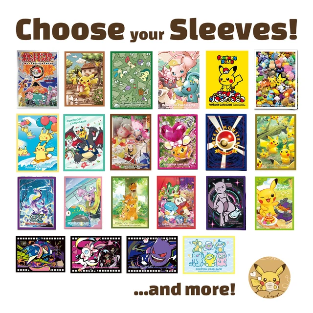 POKEMON INDIVIDUAL CARD Sleeves Pokemon Center Japan Deck Shield Sleeve
