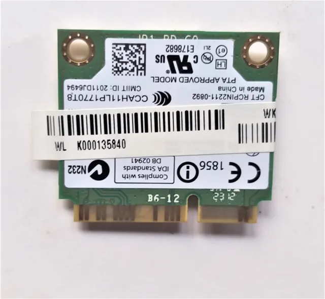 Carte Wifi Bluetooth Pc Hp G72-B58SF - vente de pièces détachées