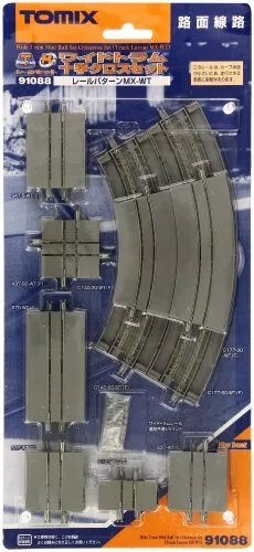 Tomix 91088 Wide Tram Mini Rail Crisscross Set (N scale)