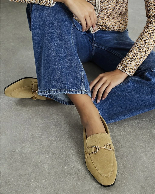 Chaussures En Cuir Marron River Island - Taille UK 5 Femme, Occasion, Style Classique