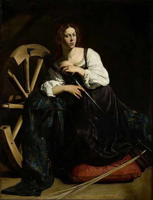high quality oil painting handpainted on canvas "Saint Catherine of Alexandria "