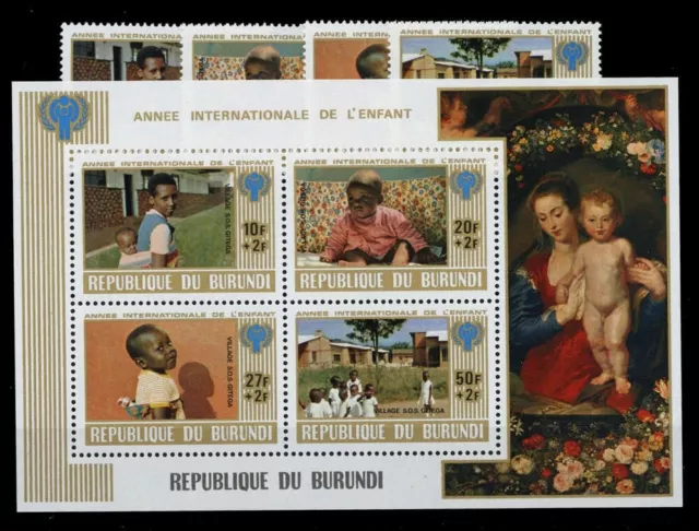 1979, Burundi, 1497-00 u.a, ** - 1746238