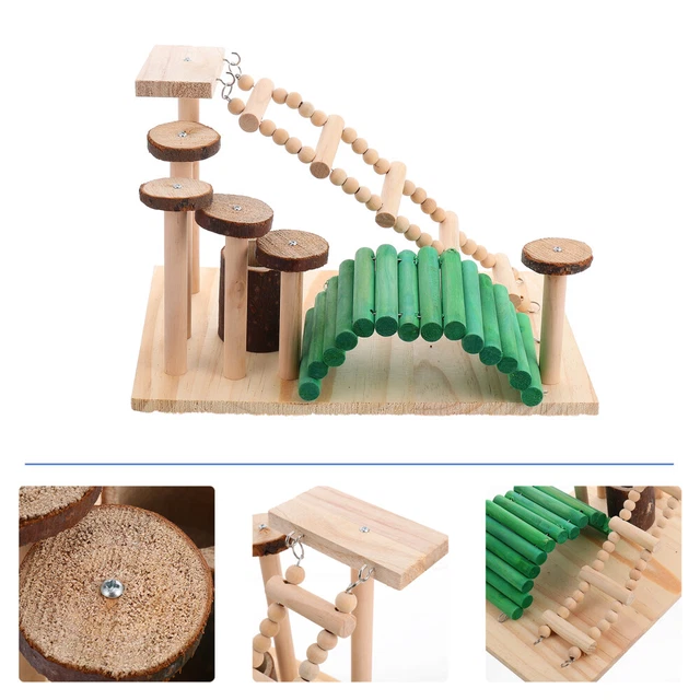 1 Juego Escalera Hámster Ratones Juguete Ratón Little Birds Escalera