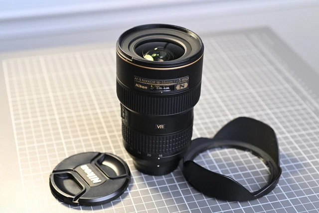 Nikon NIKKOR 16-35mm f/4 AS G SWM AF-S VR IF N M/A ED Lens