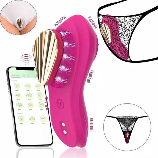 APP-Remote-Control-Wearable-Panties-Vibrator-Clit-Stimulator-Massager-Toys 3