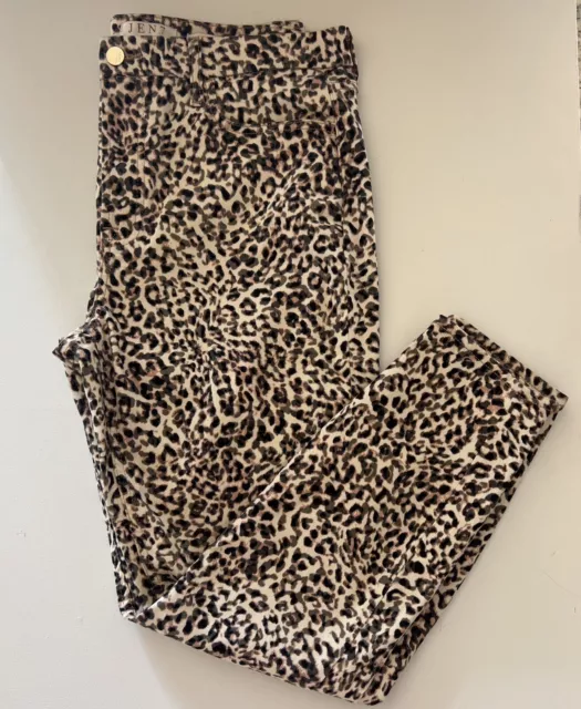 NWOT JEN 7  by For 7 All Mankind Women’s Jeans Ankle Skinny Animal Print Size 14