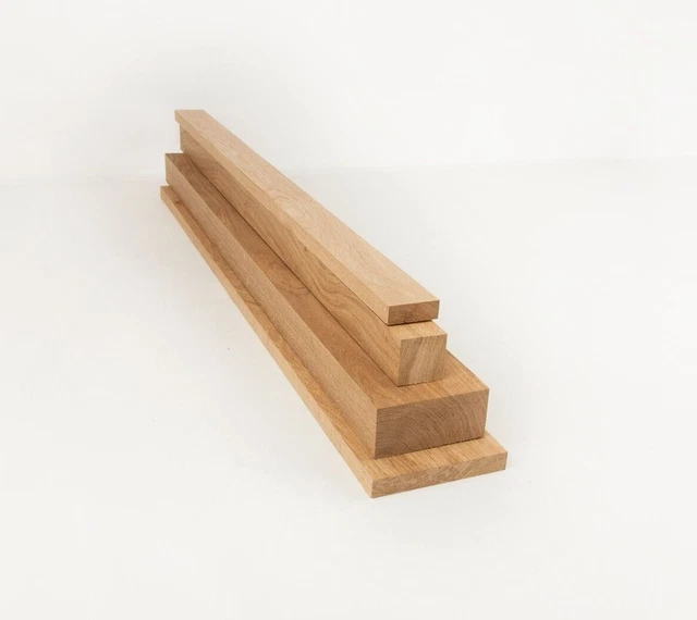 SOLID OAK HARDWOOD Timber Kiln Dried Cut To Size Planed Square £