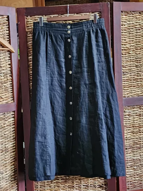 Seed Heritage Stylish Wear Linen Skirt Size 10 Women's