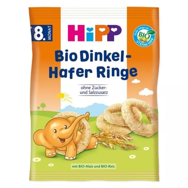 HiPP Organic Spelt Oat Rings - 30g