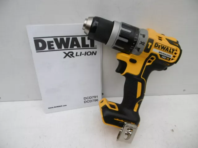 DeWalt DCD796 18V XR compact Combi Hammer Drill Bare Unit