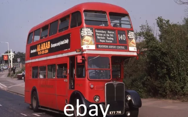 ORIGINAL 35mm BUS SLIDE LONDON TRANSPORT RT1850 14/7/78