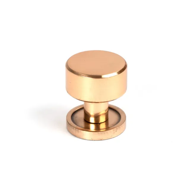 From The Anvil 50460 Polished Bronze Kelso Cabinet Knob - 25mm (Plain)