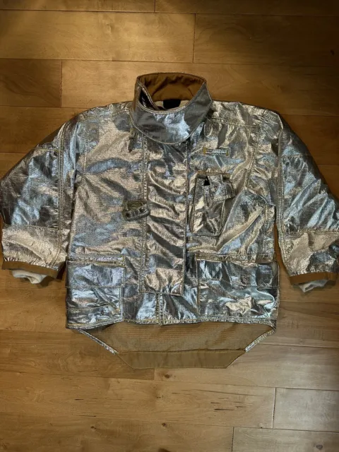 Gore Crosstech Aluminized Bunker Turnout Coat Shell Fireproof Size 40