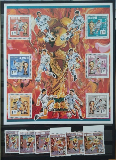 KOREA 1994 FUSSBALLWELTMEISTERSCHAFT, USA MiNr36423647+Bl311 o/used