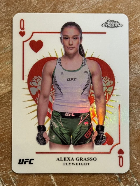 ALEXA GRASSO KINGS & Queens Inserto - 2024 Topps Cromato UFC #KAQ-5 EUR