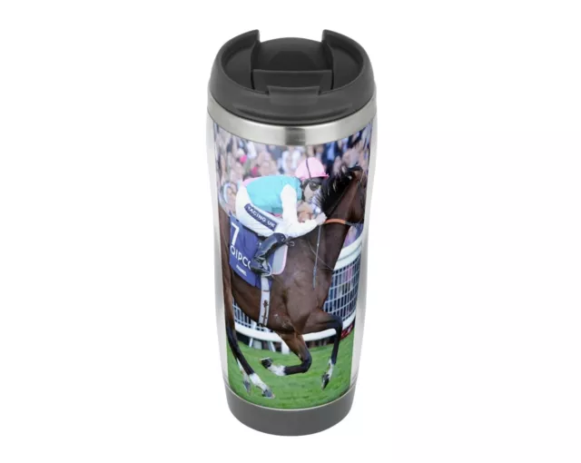 Frankel Horse Racing Legend No.7  - Travel Mug, Thermal Insulated Coffee Cup